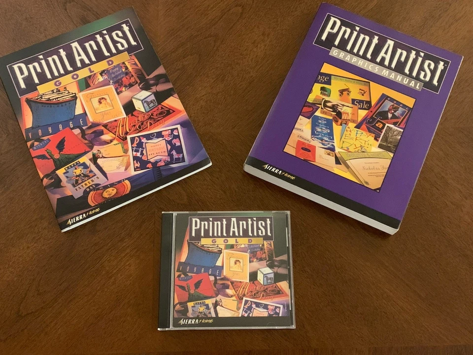 PRINT ARTIST GOLD, 2 CDs, Images, Photos, Layouts, Fonts for Windows and Mac - Image 3 of 4