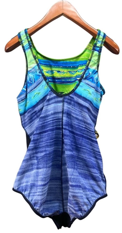 Longitude Women's 24 Flamingo Hotel Triple X Back Tank One Piece Swimsuit - Image 4 of 4