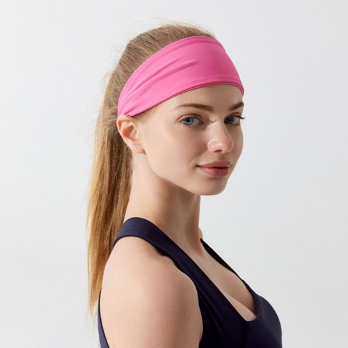 Non Slip Stretchy Sweatband Quick-Dry Women‘s Sports Hairband Football - Picture 9 of 28