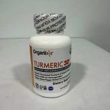 Organixx Tumeric 2D, Healthy Inflammation Support, Increased Absorption, exp7/26