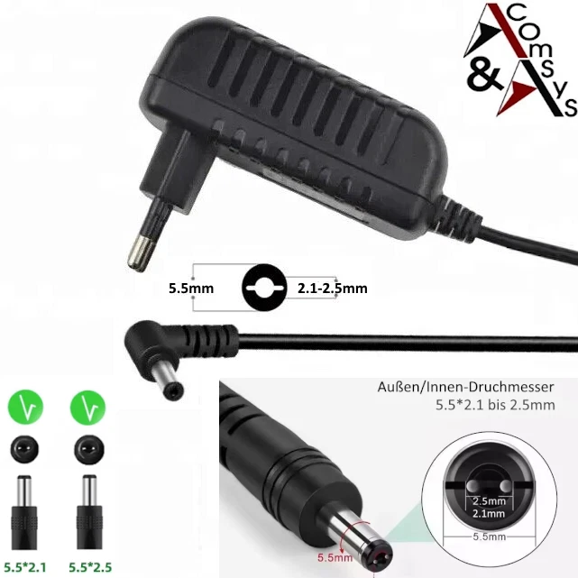 Netzteil 5,5mm Hohlstecker alle Modelle 5V 6V 9V 10V 12V 15V 17V 18V 19V 20V 24V - Bild 2 von 4