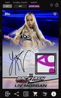 DIGITAL TOPPS WWE SLAM LIV MORGAN SUPER RARE BACKLASH 25