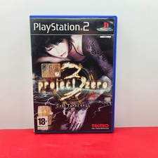 Project Zero 3 The Tormented Sony Playstation 2 PS2 Pal Ita Gioco completo