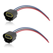 2PCS Female Headlight Pigtail Connector,Headlight Connector Pigtail Fog Light