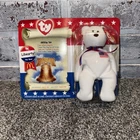 McDonald's Teenie Beanie Babies 2000 ty American Trio LIBERTY THE BEAR vintage