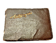 Antique 1912-1918 Autograph Album w/ Original Watercolor & Drawings