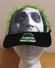 BEETLEJUICE Boy's Youth Size Baseball Hat Snapback Adjustable • Black
