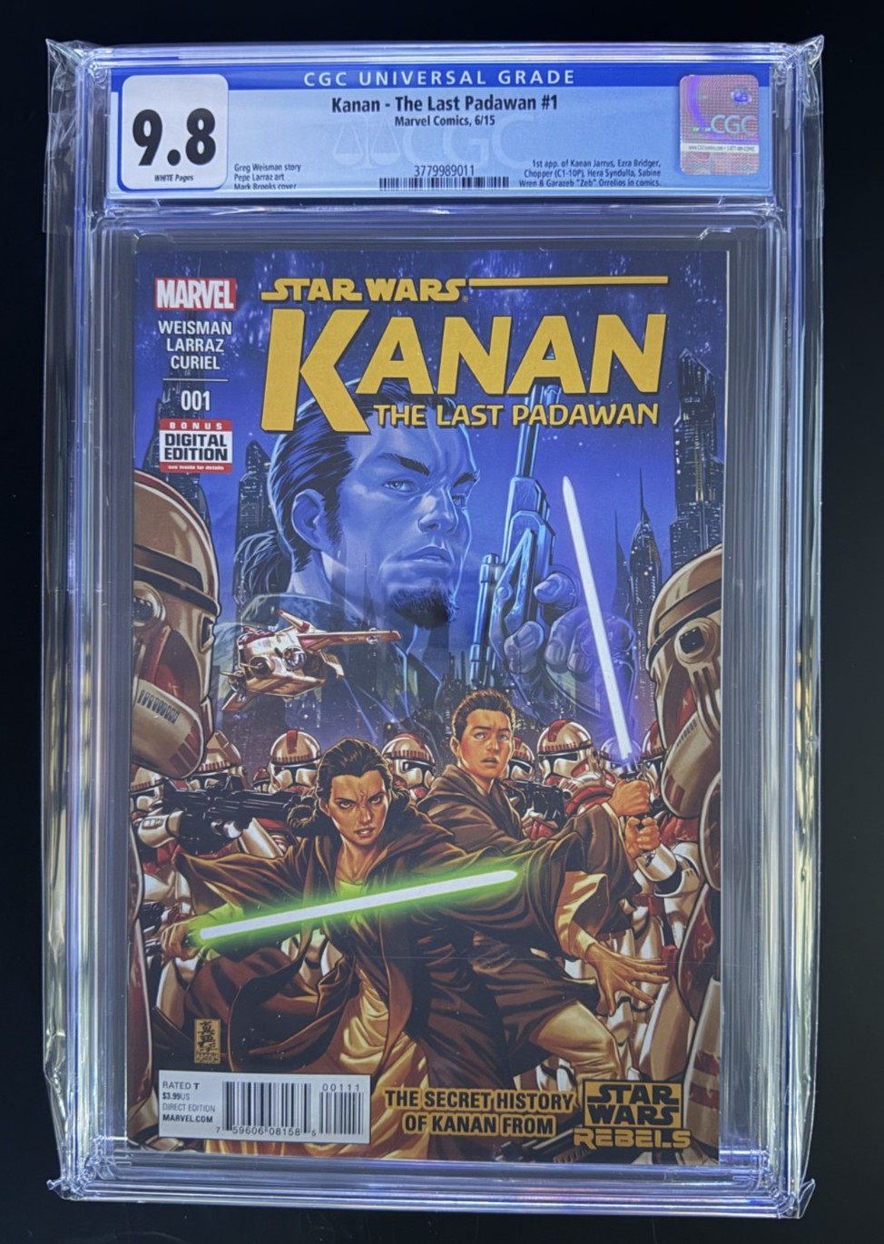 Kanan: Last Padawan #1 (2nd Printing) Value - GoCollect