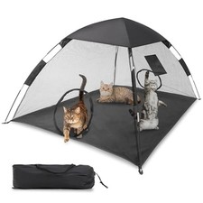 GEERTOP Portable Pet Tent for Cats Outdoor Camping Playpen Sunshade Cat Enclo...