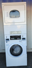SPEED QUEEN STACKED WASHER AND DRYER MODEL STEBCFSP172TW01 SN: 1306020848 REF 