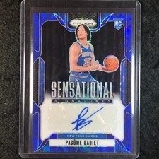 2024-25 Prizm PACOME DADIET Sensational Signatures Rookie Auto Choice Blue 42/49