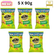 Jacobs Mini Cheddars Chipotle & Lime 5 x90g Limited Edition Cheese Snack Savoury