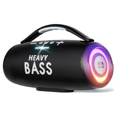 Speakers Bluetooth Wireless, 80W Max Loud Portable Speaker with Bass, 20H Pla...