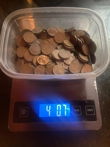 4 POUNDS, approx 600  Lincoln Wheat Cent Penny BULK Mixed Coin lot UNSEARCHED!