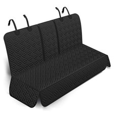 Dog Car Seat Cover for Back Seat, Waterproof 600D Oxford Small-52"W Black
