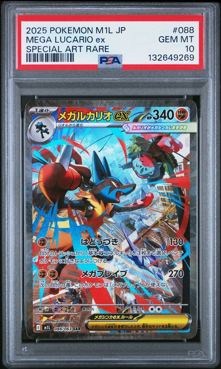 Pokémon TCG Grade 10 Lucario Individual Collectible Card Game