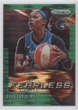 2020 Panini Prizm WNBA Fearless Green Pulsar Prizm 17/25 Odyssey Sims #5 07qd