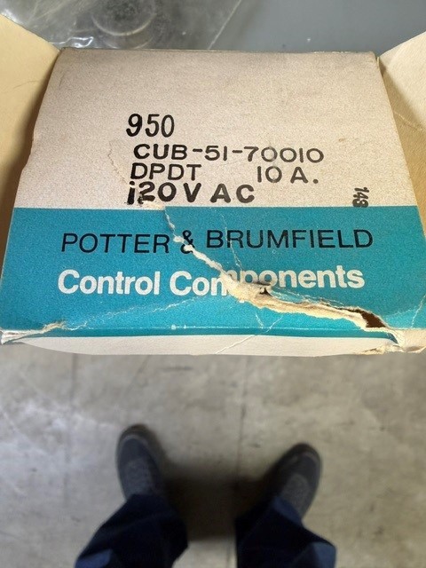 Time delay relay Potter and Brumfield Model CUB-51-70010