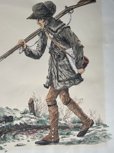 Revolutionary War. Peter F Copeland Illustrations set of 4. 