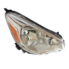 Headlight Halogen Chrome Right Side Compatible with Mitsubishi Mirage G4 Sedan