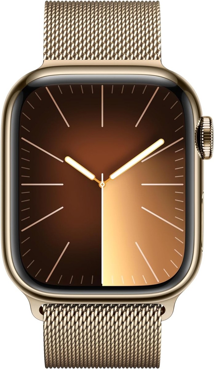 Apple Watch Series 9 (GPS + LTE) 45mm - Gold Stainless Steel Case
