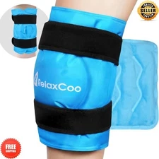 XXL Knee Ice Pack Wrap around Entire Knee after Surgery Gel Ice Pack for Knee