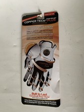 Copper Tech Plus Ladies Right Hand Glove - White/Black - All Weather - One Size