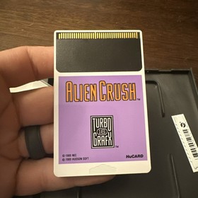 Alien Crush (NEC TurboGrafx 16 TG16) Complete In Case Tested - Authentic