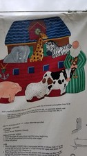 Noah's Ark 'Cut and Sew' Fabric Panel Animals Boat Noah