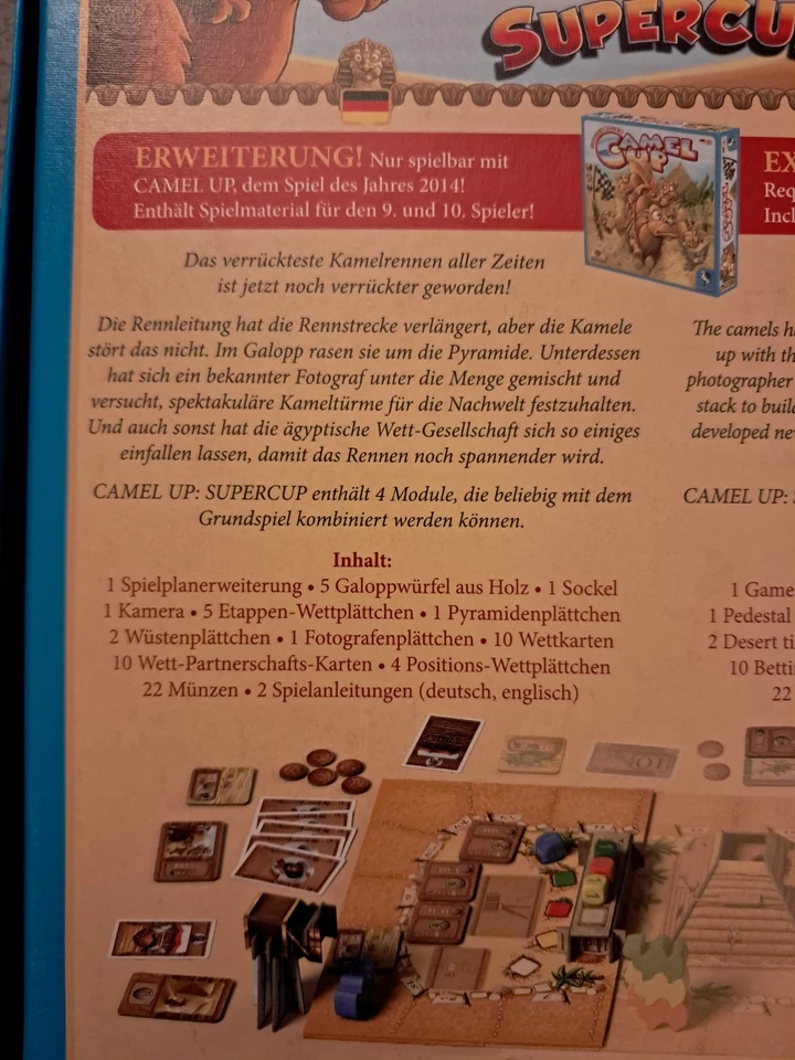 Camel Up - Supercup Erweiterung - Brettspiel - Pegasus Spiele - Vollständig - Bild 3 von 4