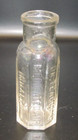 Dr. Teague's Medicated Air Inhaler Vintage Medical 4" Glass Bottle Inhaler — photo 1