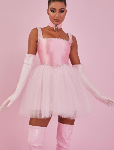 Buy Dolls Kill Sugar Thrillz Pink Corset Dress NWT Online at Lowest Price  in Ubuy Philippines. 133891825699