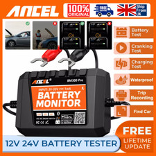 ANCEL BM300 PRO Battery Monitor 24V 12V Battery Tester Charging Cranking System