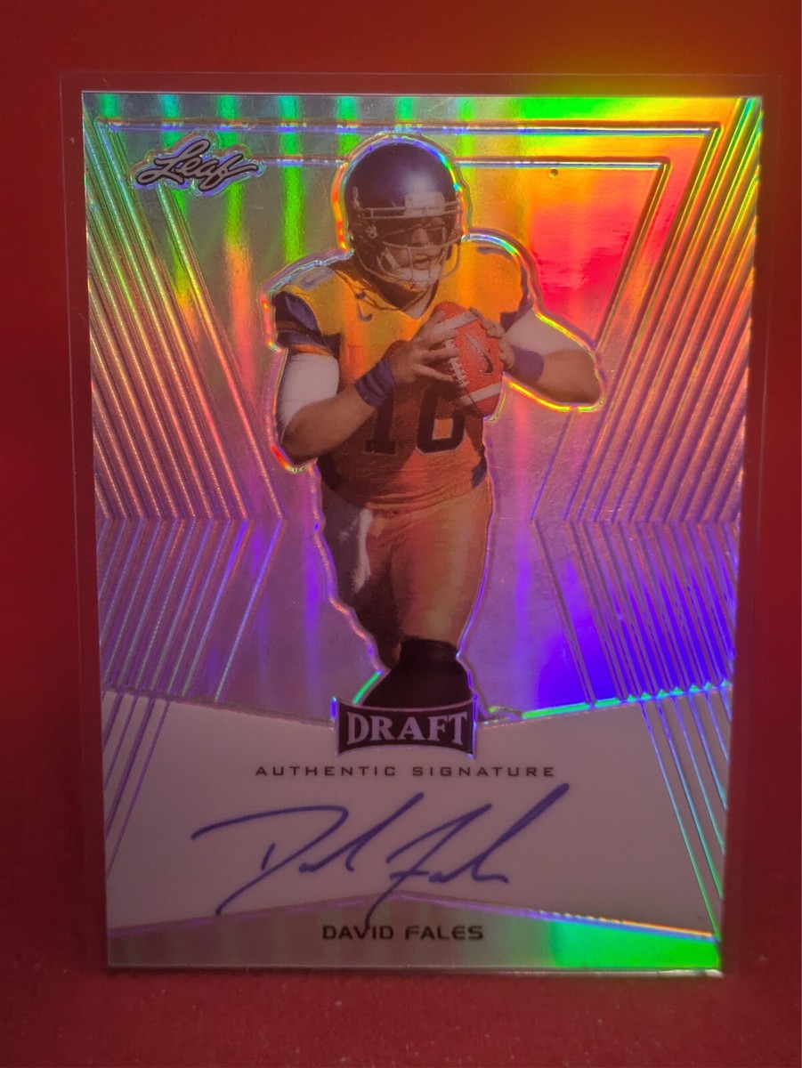 2014 Leaf Metal Draft - David Fales #BA-DF1 (AU, RC) for sale
