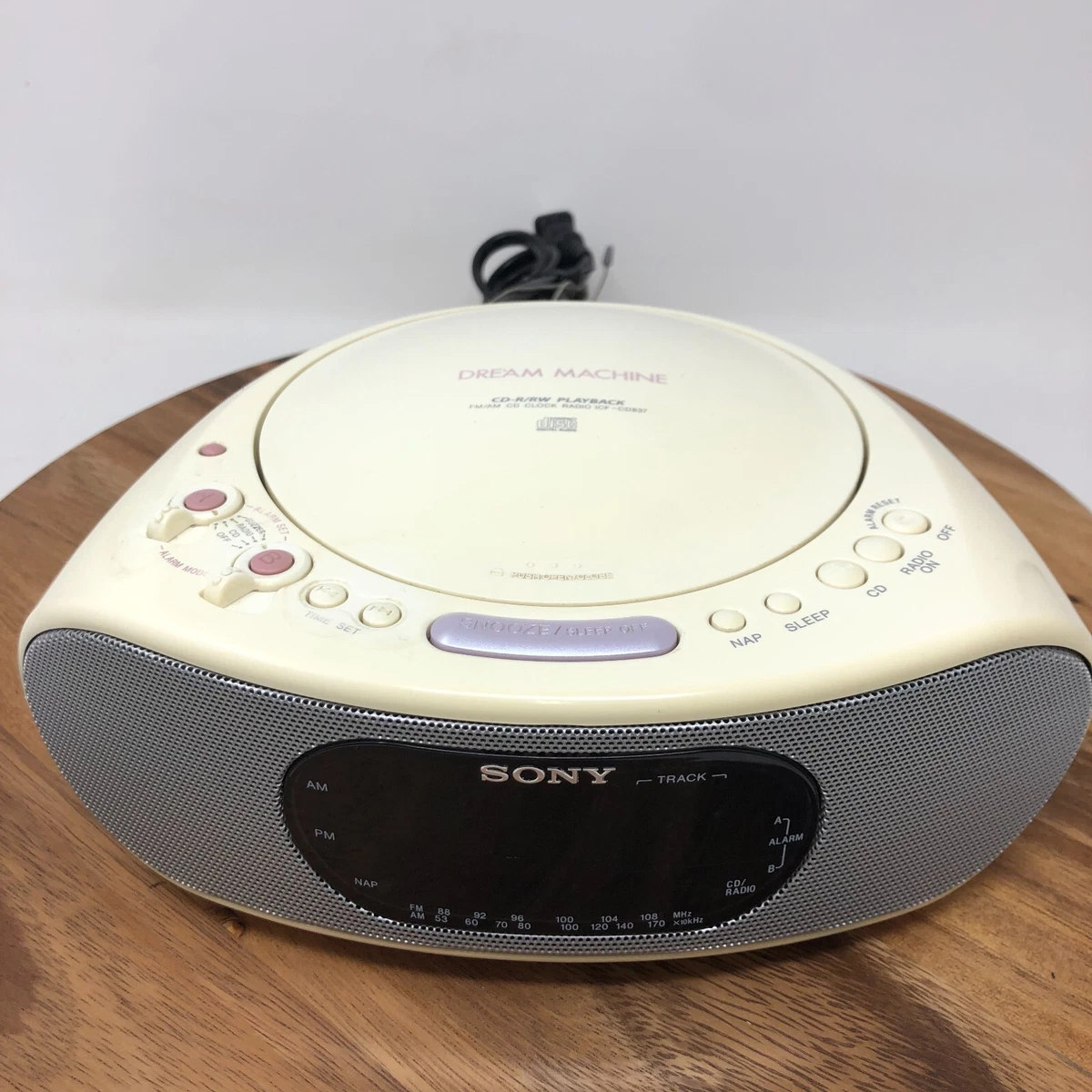Sony Dream Machine Cd Clock Radio