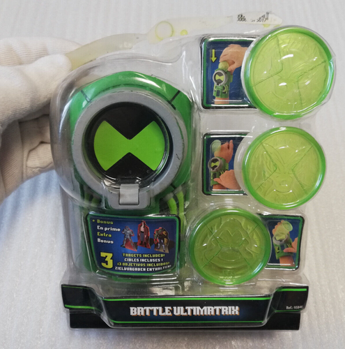 Ben 10 Omnitrix Battle Ultimatrix Bandai 2010 CN Original Watch + 3 Discs - Picture 2 of 17
