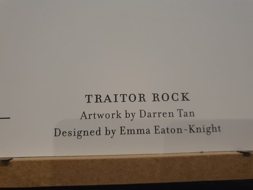 Stampa artistica limitata Black Library. Incorniciato. Traitor Rock taglia A3 - Foto 3 di 3