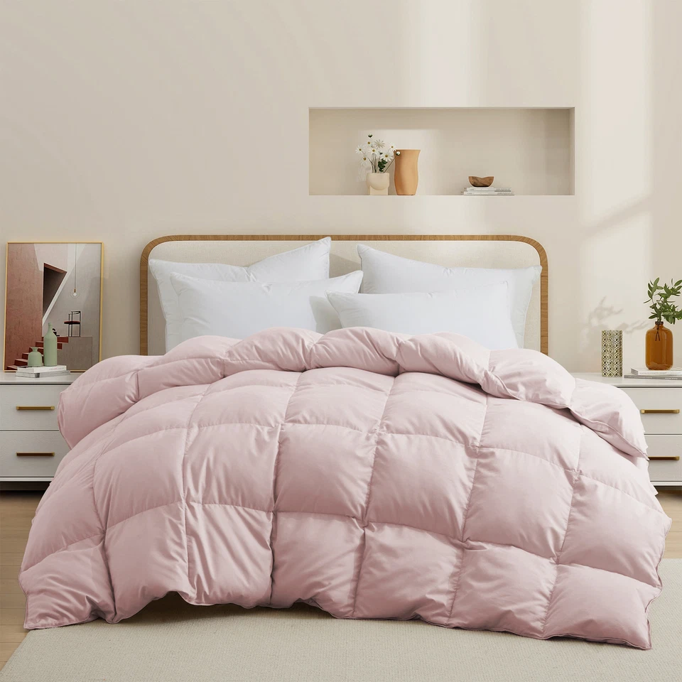 Super Soft Cozy Warm Oversized Down Comforter , King or Queen Bed Blanket - Image 2 of 4