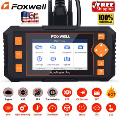 Automotive Code Reader OBD2 Scanner Car ABS SRS Transmission Diagnostic Tool USA