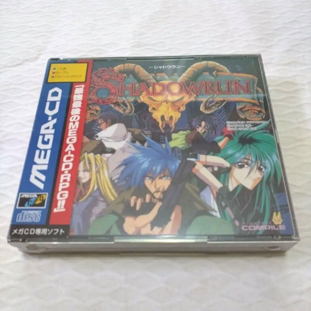 即決メガCD シャドウラン 帯ハガキあり良品 - ロールプレイング 即決メガCD シャドウラン 帯ハガキあり良品 - ロールプレイング