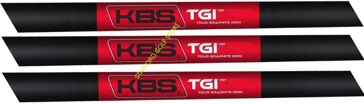 NEW! KBS TGI Tour Graphite Iron Shafts .355 Taper Tip 60g–110g Set