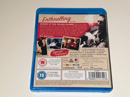 Mad Men Season 1, 2 and 3 Limited Premium Edition (2010) - 9x Blu-ray Disc Set - Picture 7 of 20