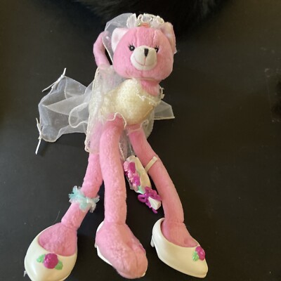 Mattel Barbie Pose Me Plush Pink Bridal Cat Kitty