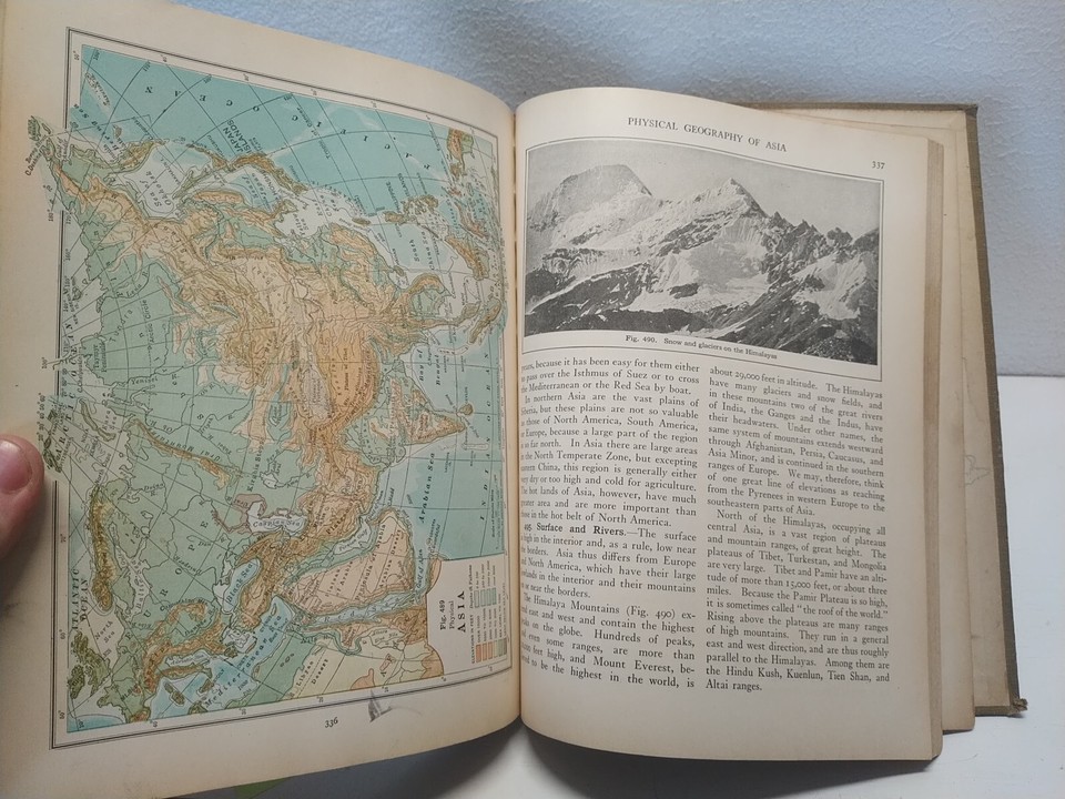 Essentials of Geography Second Book Brigham McFarlane Vintage 1930 HC