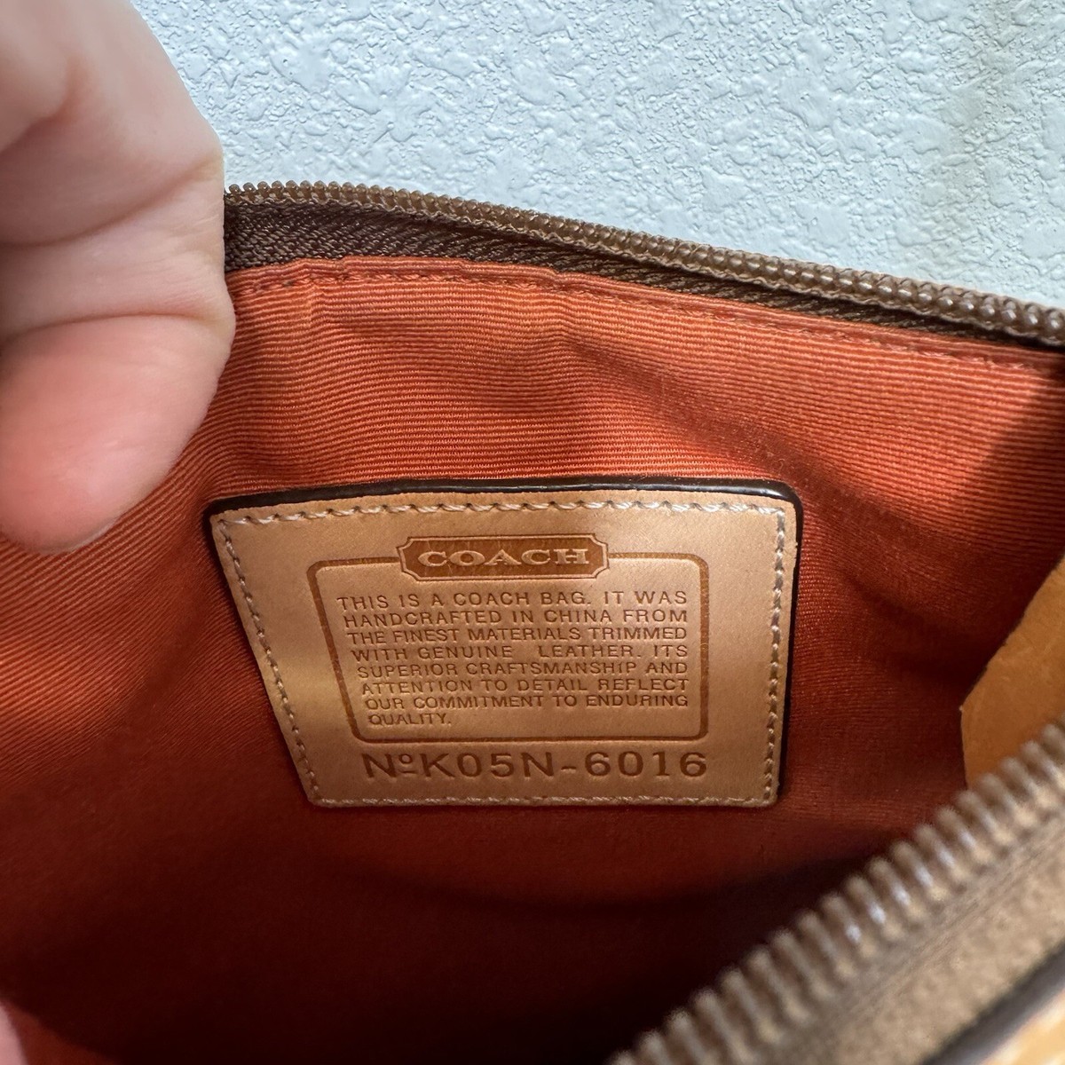 Coach Signature Jacquard Crossbody Shoulder Bag K05N-6016 Canvas