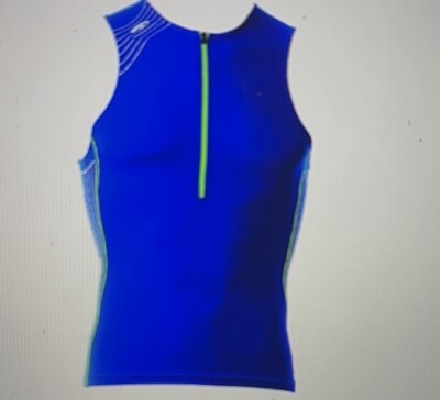 BLUESEVENTY TX2000 SINGLET FOR MEN COLOR: ROYAL/LIME SZ ''L'' 9421028045483