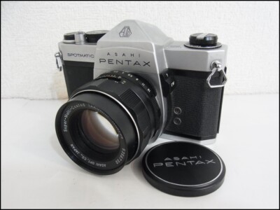 AY2 [Very Good] PENTAX SPOTMATIC SLR w/TAKUMAR f/1.8/55 Lens from Japan