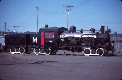 MRSR 91 HEISLER TACOMA WA (MOUNT RAINIER SCENIC) ORIGINAL SLIDE 07-03-81 T17-9