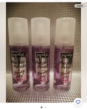 3 X Impulse PURPLE PETALS + SMOKY SKY Body Mist Spray 150ml