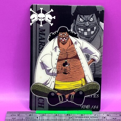 Marshall D. Teach 184 One Piece King of Pirates Gummy Card 2004